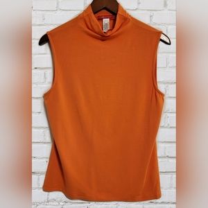 AK Anne Klein Orange Tank Size Medium